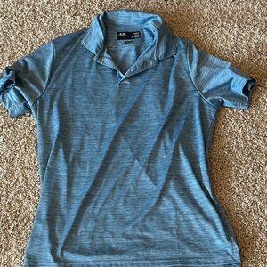 Oakley Men's Blue Heather Polo Shirt Hydrolix S